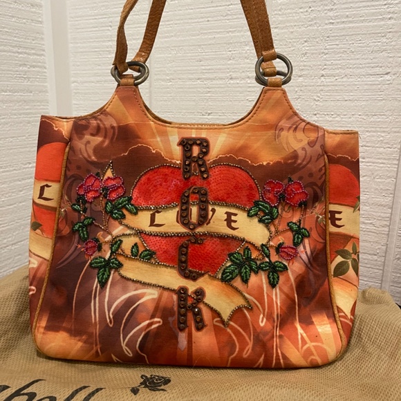 Vintage Isabella Fiore bag hand beaded. NEW
